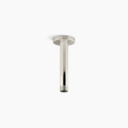 Kohler 6" ceiling-mount single-function rainhead arm and flange