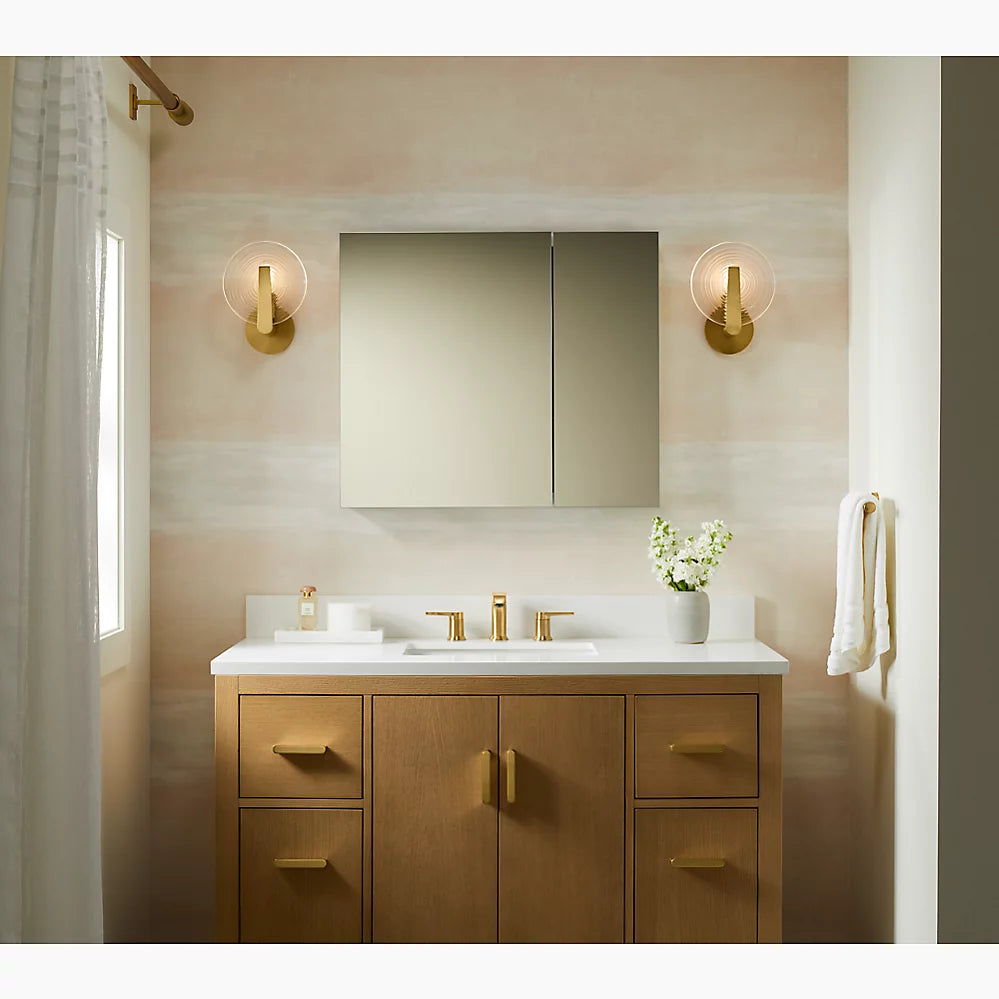 Kohler Slim 30" x 26" rectangular two-door medicine cabinet