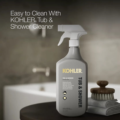 Kohler Expanse Alcove bath, left drain