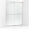 Kohler 81-5/8" H sliding shower door with 3/8"-thick glass