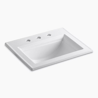 Kohler 22-3/4" rectangular drop-in bathroom sink