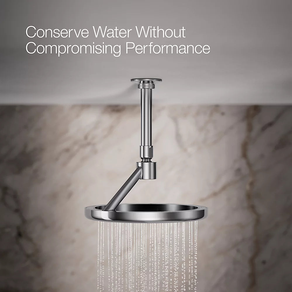 Kohler Open Rain iconic round 9" single-function rainhead, 1.75 gpm