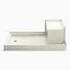 Kohler 60" x 36" alcove shower base, left drain