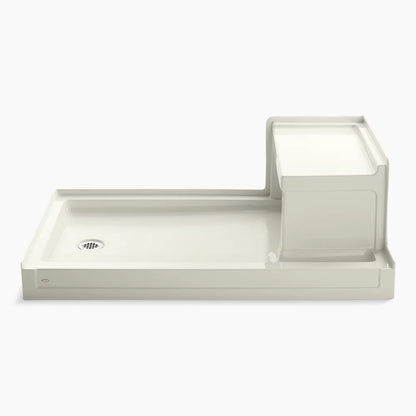 Kohler 60" x 36" alcove shower base, left drain