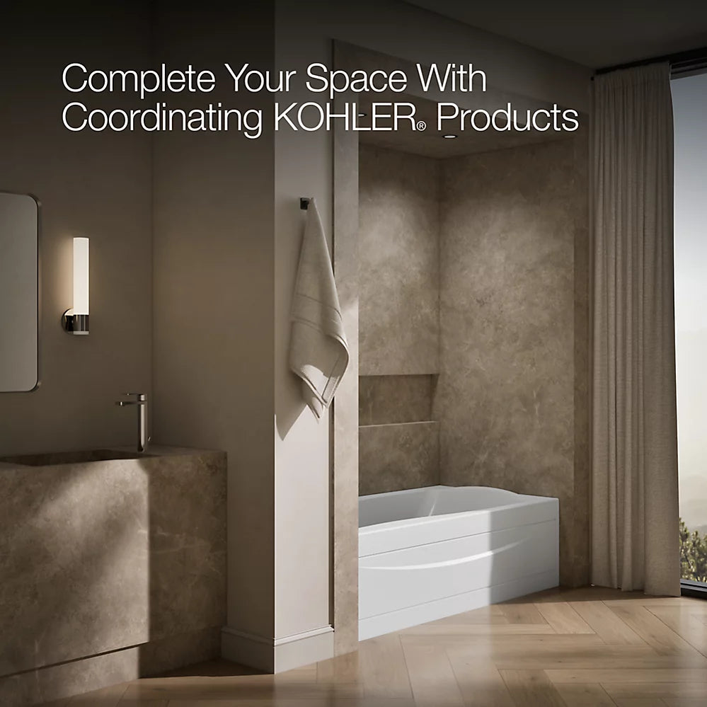Kohler Mariposa 72" x 36" Alcove bath, left drain