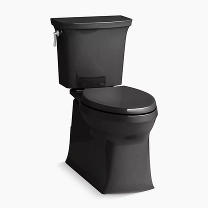 Kohler Two-piece elongated toilet with skirted trapway, 1.28 gpf