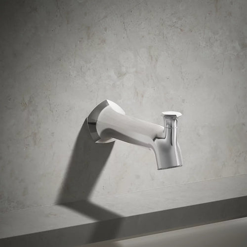Kohler Wall-mount bath spout with Straight design and diverter