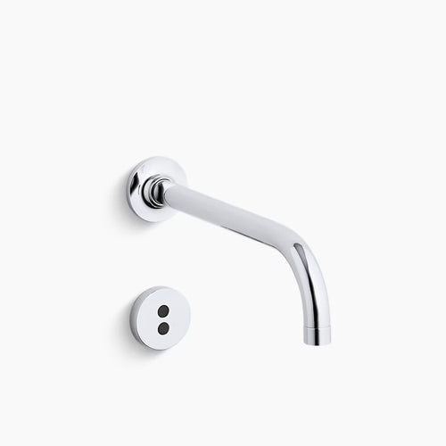 Kohler Shelf-back commercial lavatory faucet with grid drain and lever handles