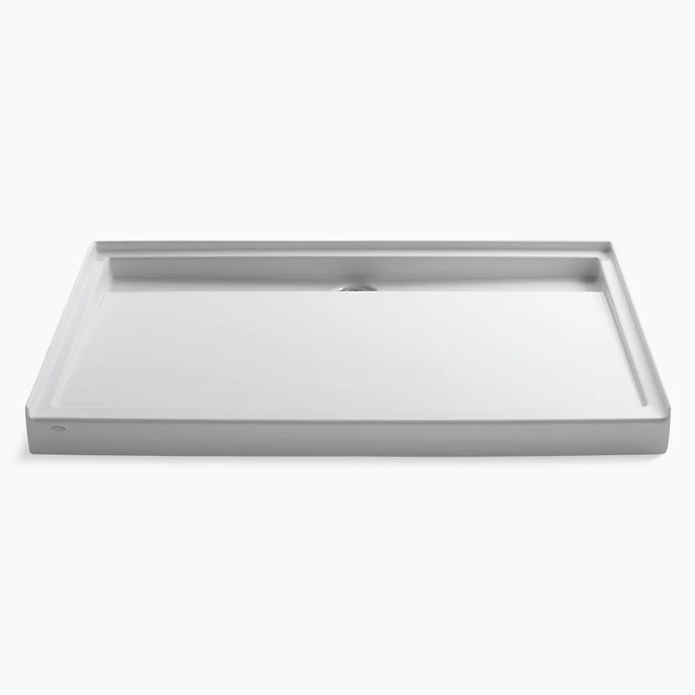 Kohler 60" x 42" alcove shower base, rear center drain