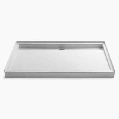 Kohler 60" x 42" alcove shower base, rear center drain