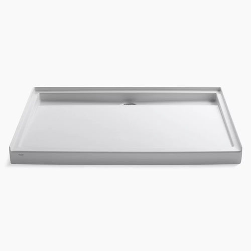 Kohler 60" x 42" alcove shower base, rear center drain