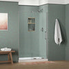 Kohler Sliding shower door, 71-3/4" H x 43-3/4 - 47-3/4" W, with 5/16" thick Crystal Clear glass