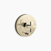Kohler Rite-Temp® valve trim with push-button diverter and cross handle