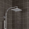 Kohler Square 8" single-function rainhead, 2.5 gpm