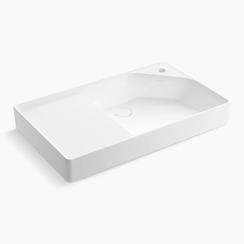 Kohler 30" fireclay vanity top with integrated square sink