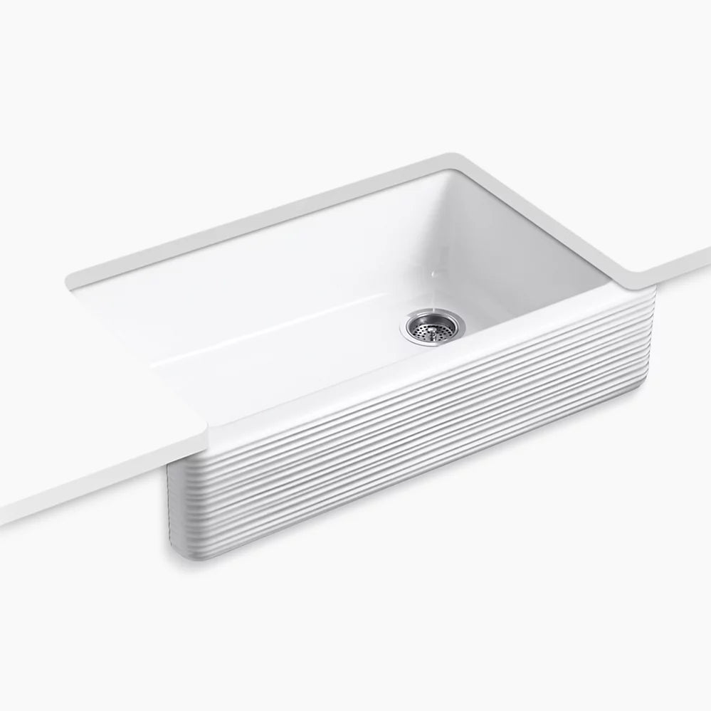 Kohler 35-11/16" undermount single-bowl farmhouse kitchen sink