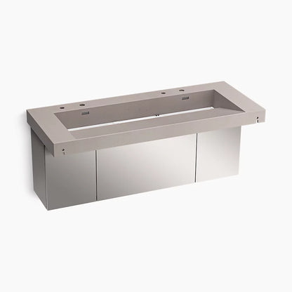 Kohler 60" wall-mount trough lavatory system