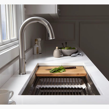 Kohler 33" undermount single-bowl workstation kitchen sink