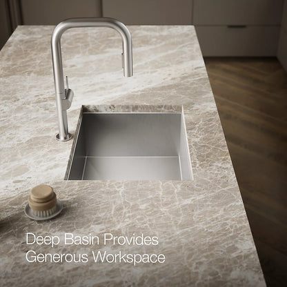 Kohler Vault™ 25" top-/undermount single-bowl kitchen sink