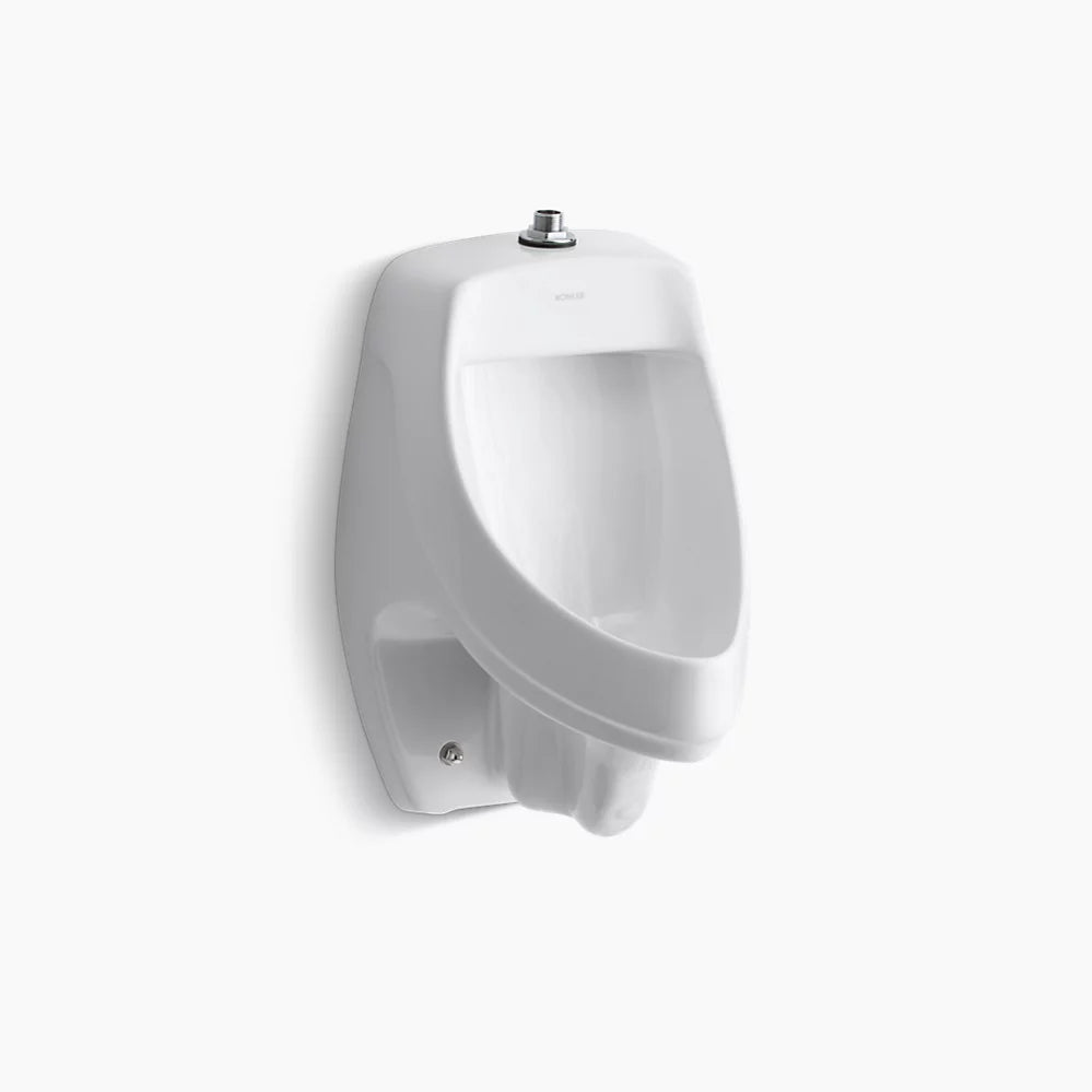 Kohler Siphon-jet wall-mount 0.5 or 1.0 gpf urinal with top spud