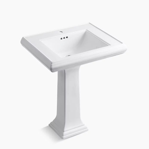 Kohler 27-1/4" rectangular pedestal bathroom sink