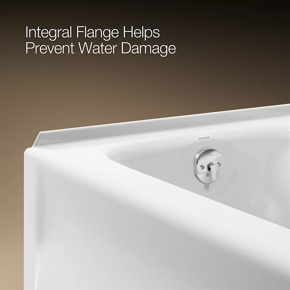 Kohler Bancroft Alcove Bath Left Drain