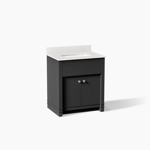Alouette™ 30" bathroom vanity cabinet with sink and quartz top