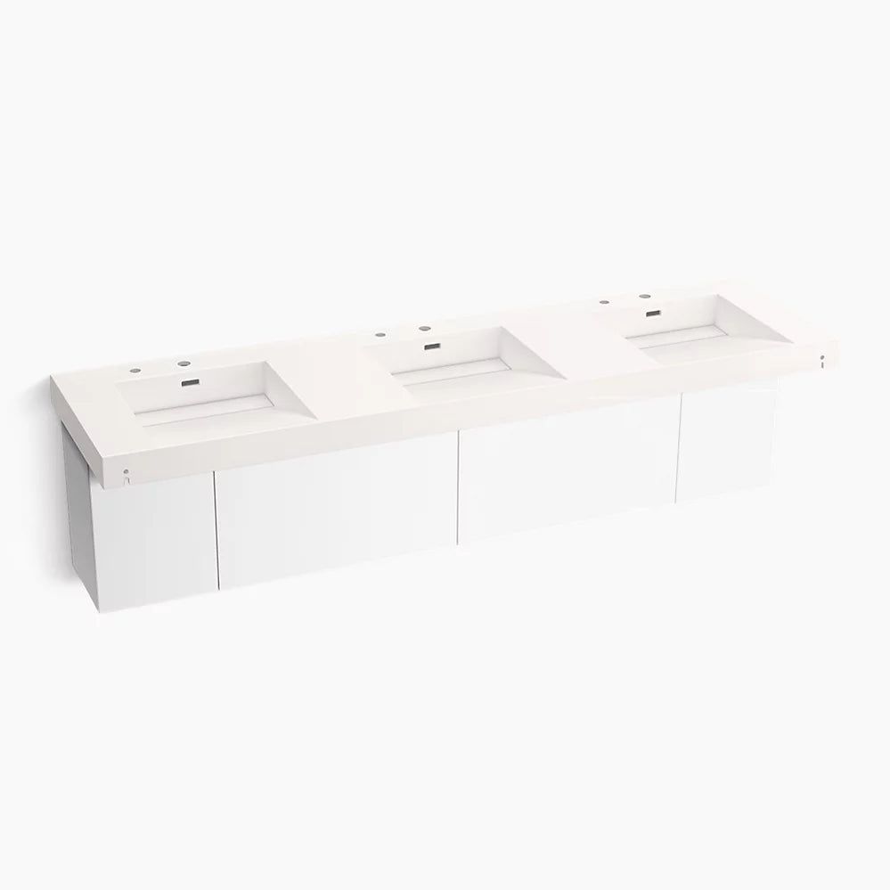 Kohler 90" wall-mount basin lavatory system