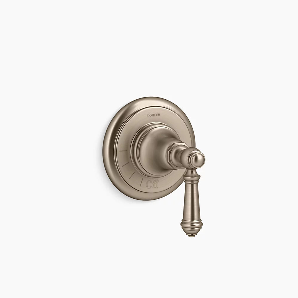 Kohler MasterShower® volume control valve trim with lever handle