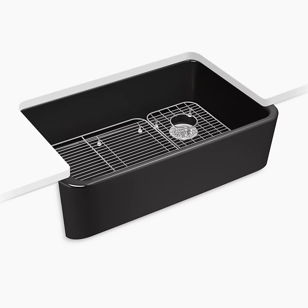 Kohler 34" undermount single-bowl farmhouse kitchen sink