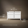 Kohler 60" bathroom vanity cabinet