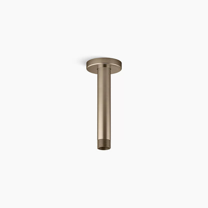 Kohler 6" ceiling-mount single-function rainhead arm and flange