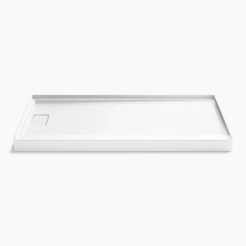 Kohler 66" x 34" alcove shower base, left drain