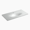 Kohler 43" Enameled cast iron vanity top with integrated oval sink