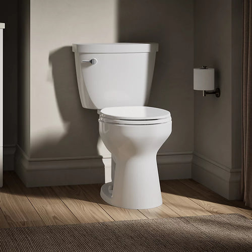Kohler Two-piece round-front toilet, 1.28 gpf