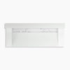 Kohler 60" wall-mount trough lavatory system with backsplash