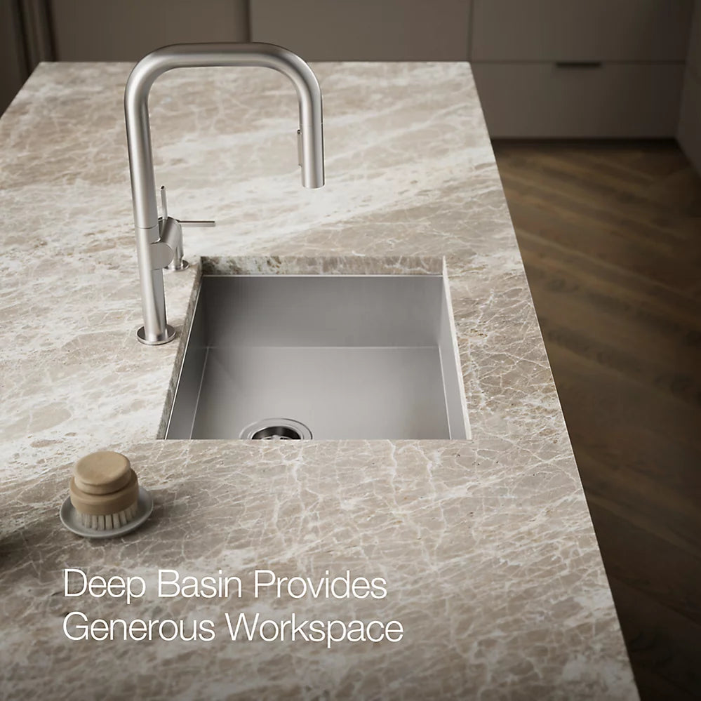 Kohler Vault™ 24" undermount single-bowl kitchen sink