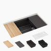 Kohler 32-1/2" undermount single-bowl workstation kitchen sink