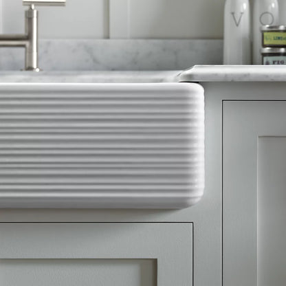 Kohler Smart Divide® 35-11/16" undermount double-bowl farmhouse kitchen sink