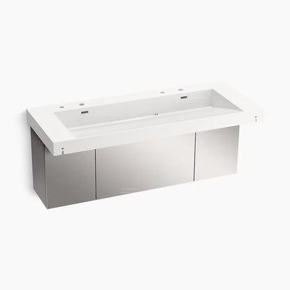 Kohler 60" wall-mount trough lavatory system