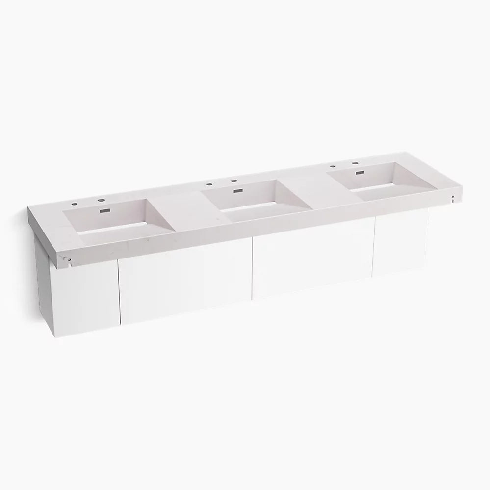 Kohler 90" wall-mount basin lavatory system