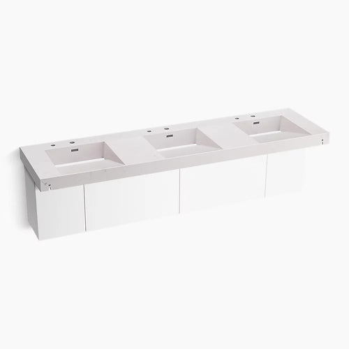 Kohler 90" wall-mount basin lavatory system