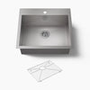 Kohler Vault™ 25" top-/undermount single-bowl kitchen sink