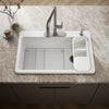 Kohler Riverby® 33" top-mount single-bowl workstation kitchen sink