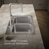 Kohler Verse™ 33" top-mount double-bowl kitchen sink