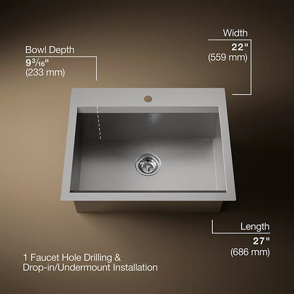 Kohler Task™ workstation sink