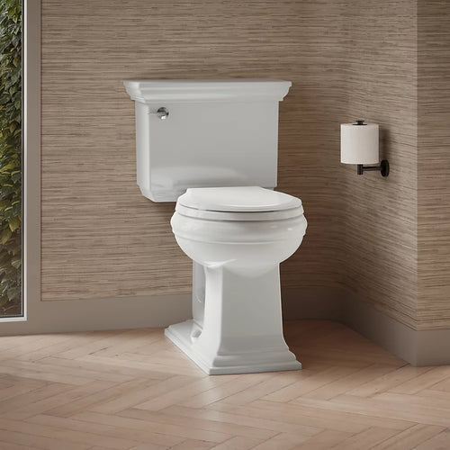Memoirs® Stately Continuousclean Two-Piece Round-Front Toilet, 1.28 Gpf