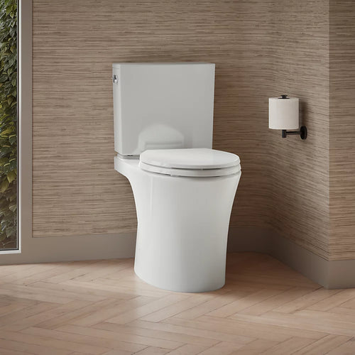 Veil® Two-piece elongated toilet with skirted trapway, 1.28 gpf