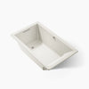 Kohler Underscore Bath With Bask Heated Surface 60 x 36-Inch Drop-In Bathtub