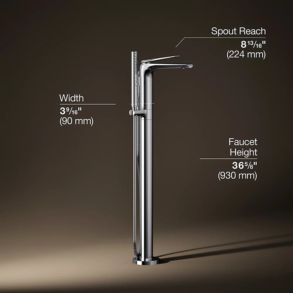 Kohler Floor-mount bath filler trim